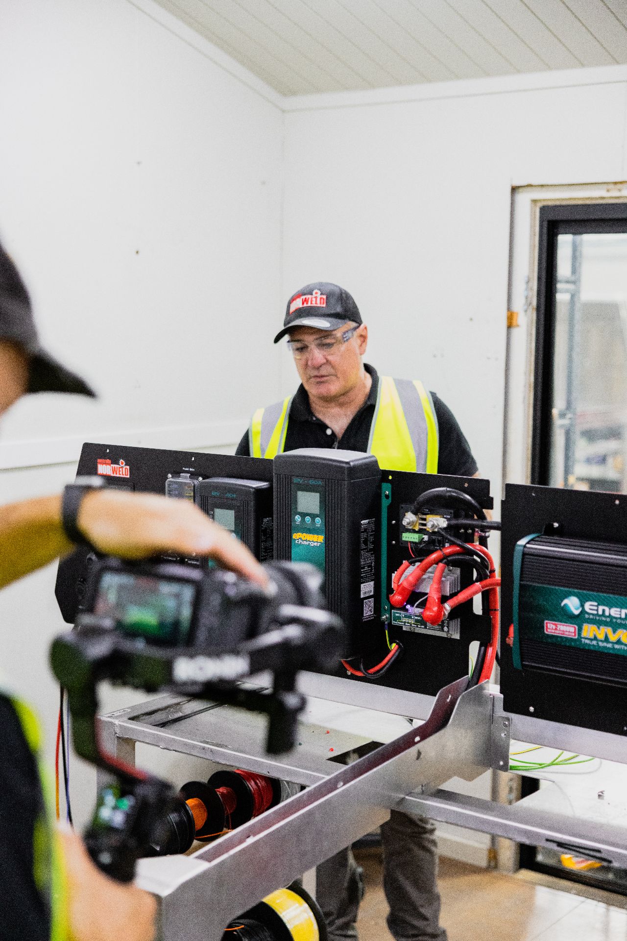 Working with clients on location