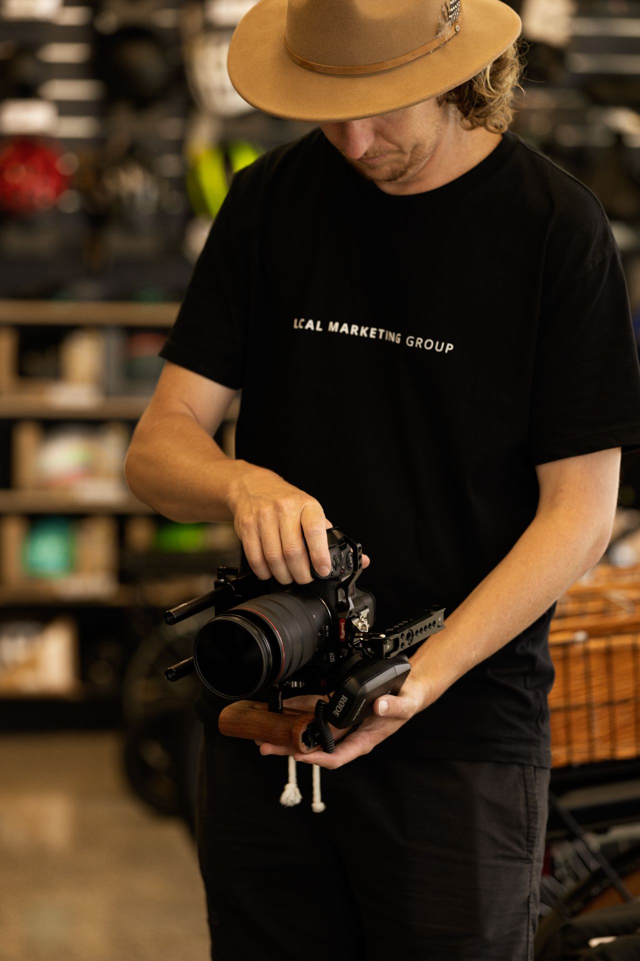 Professional equipment setup